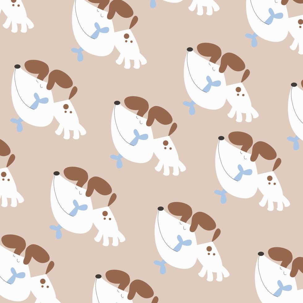 Cute animal character pattern suitable for wallpaper 13318551 Vector ...