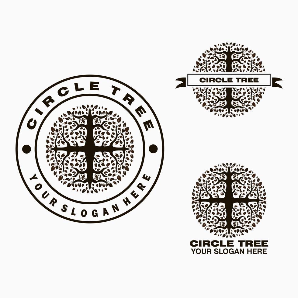 tree logo design template vector