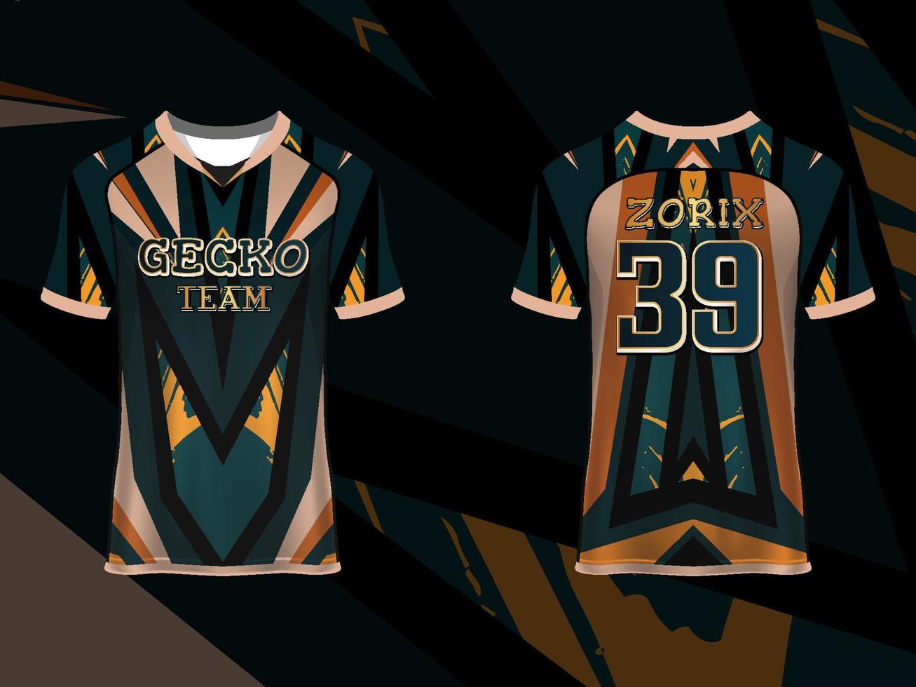 Abstract Raglan sleeve Jersey Design Template for Team Uniforms gamming