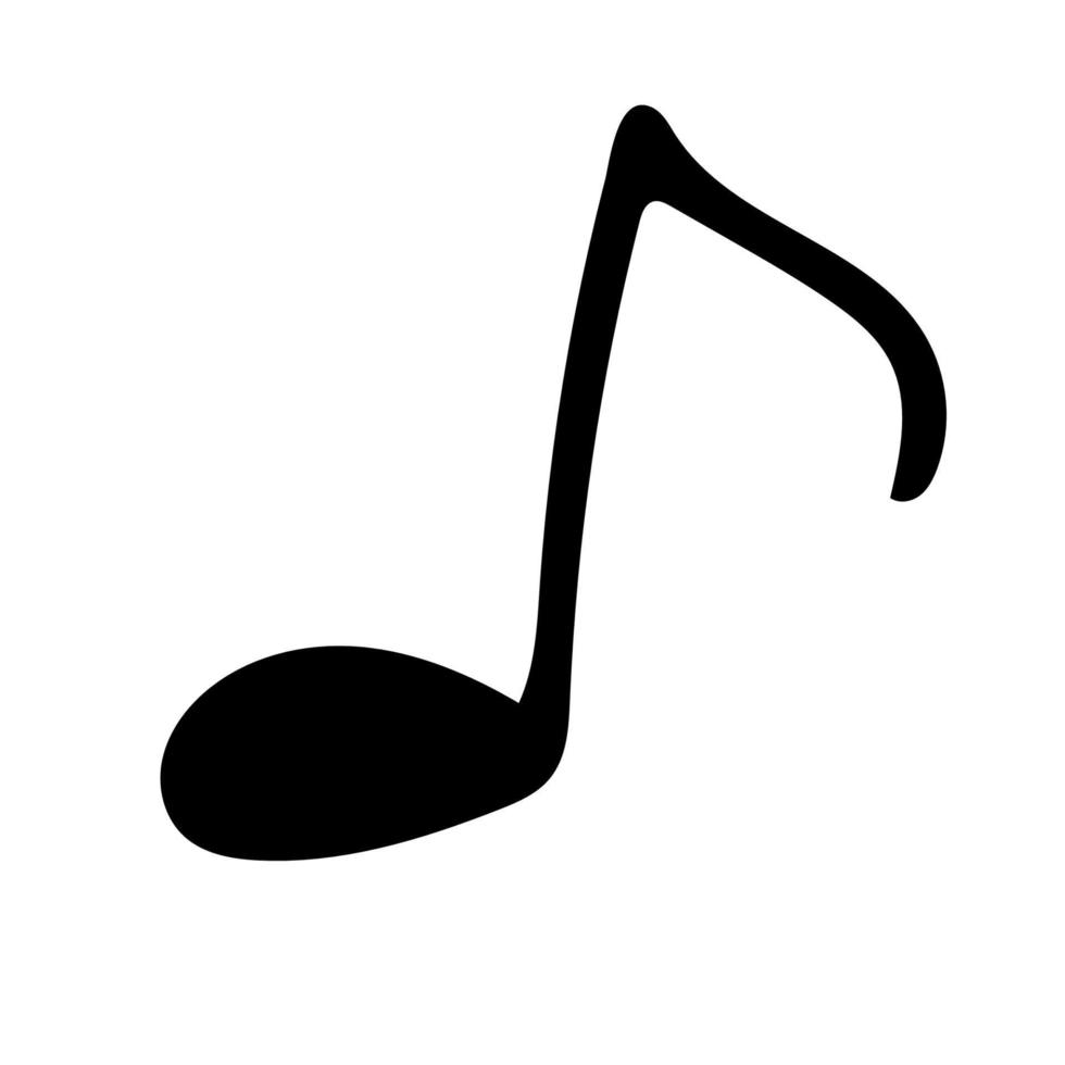notas música icono vector diseño elemento logotipo plantilla,