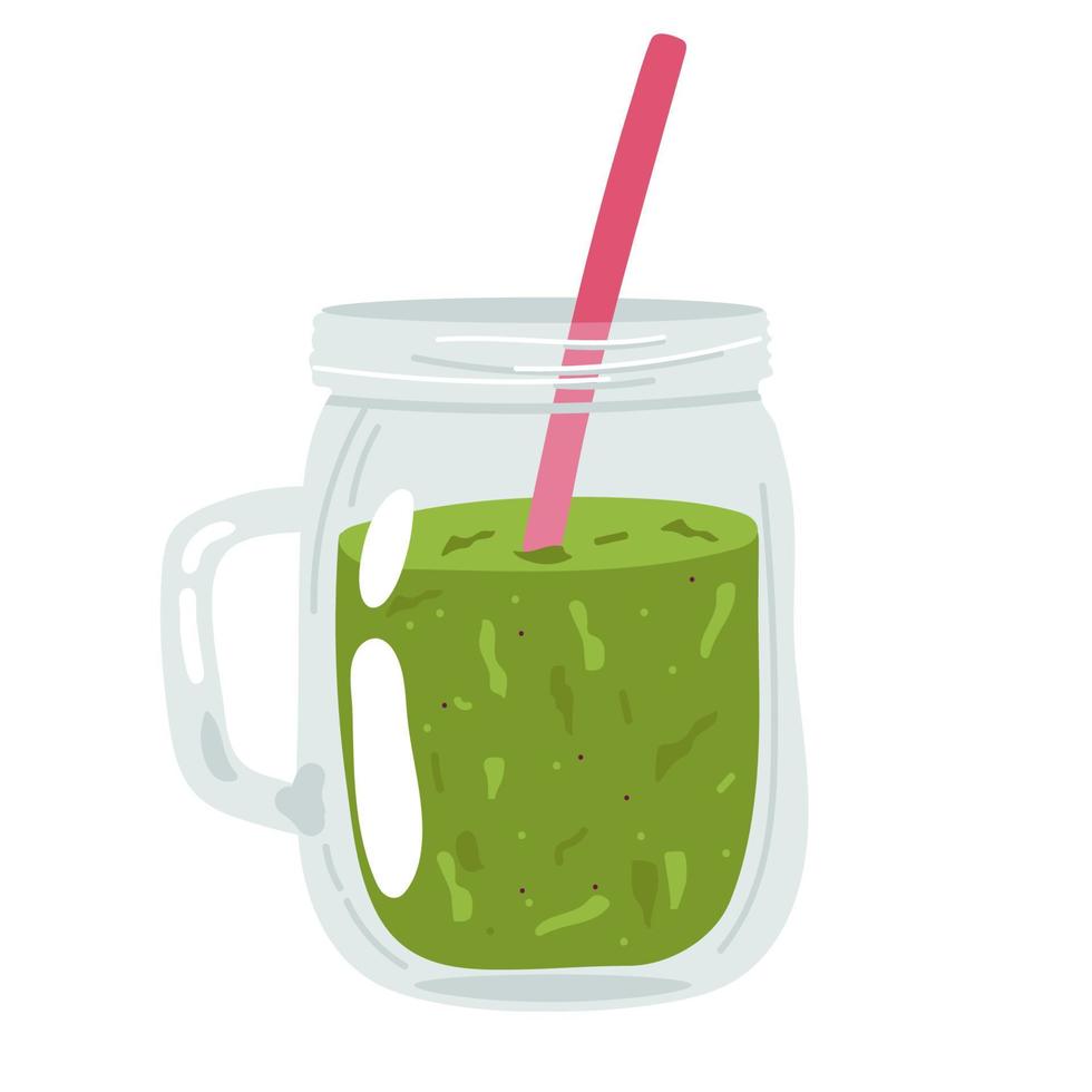 Colorful Set of smoothies. Superfoods and health or detox diet food concept in hand drawing style. vector