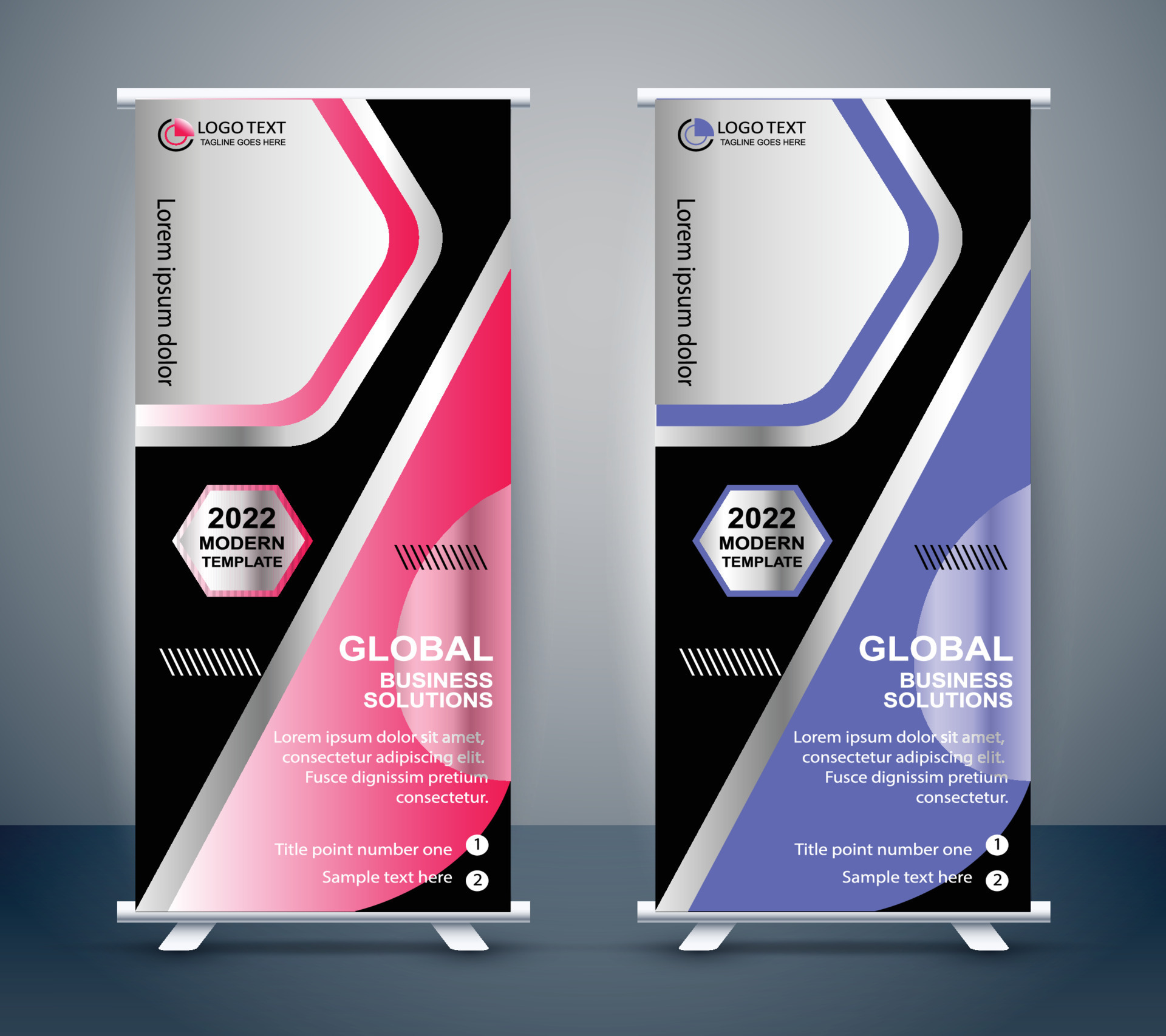 Creative business agency roll up banner design or pull up banner Creative business agency roll up banner design or pull up banner