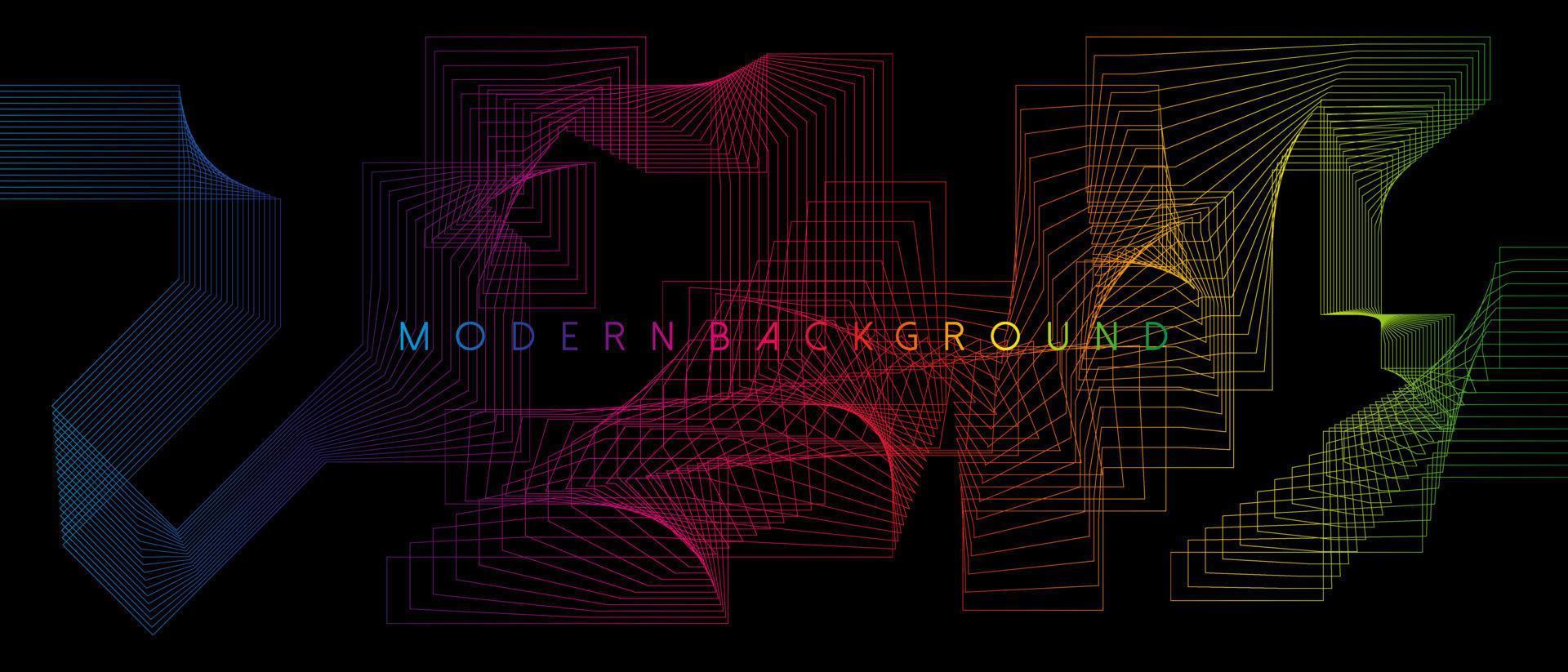 Modern background abstract geometric and wavy lines design. Vector illustration