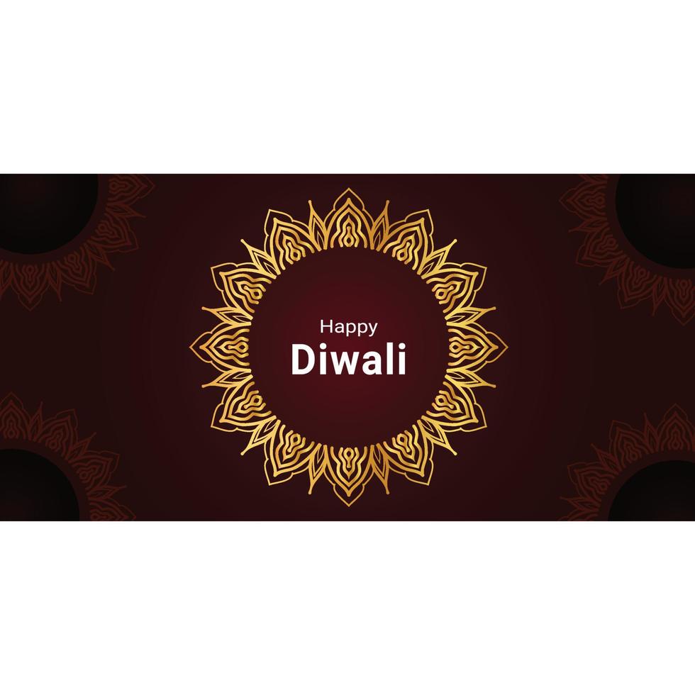 Happy Diwali vector art template design