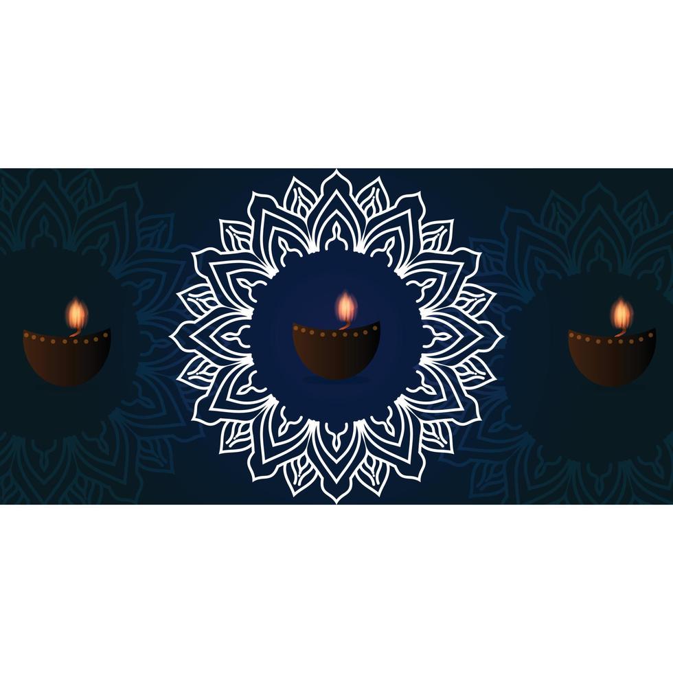 Happy Diwali vector art template design