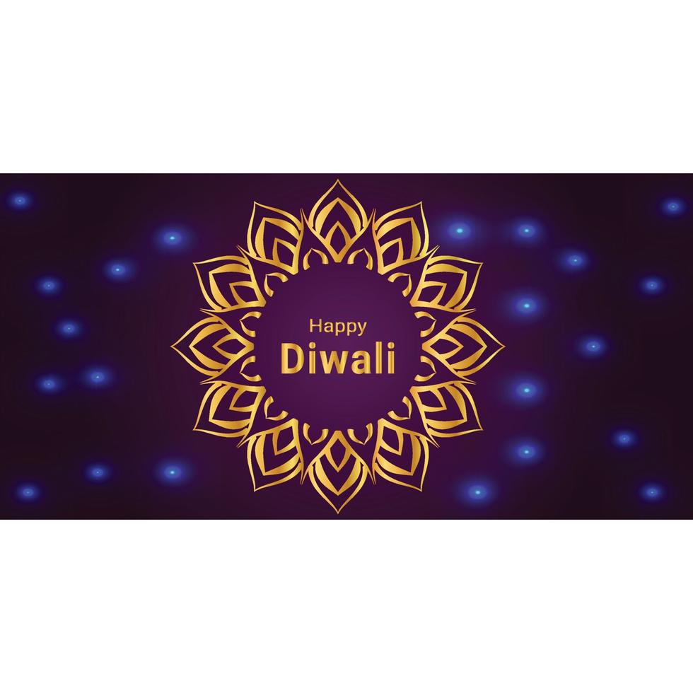 Happy Diwali vector art template design
