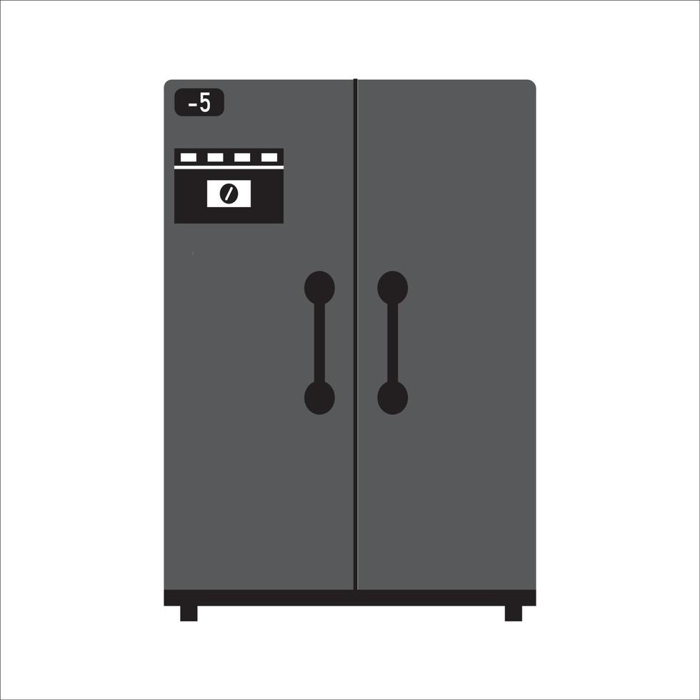 diseño de vector de logotipo de icono de refrigerador