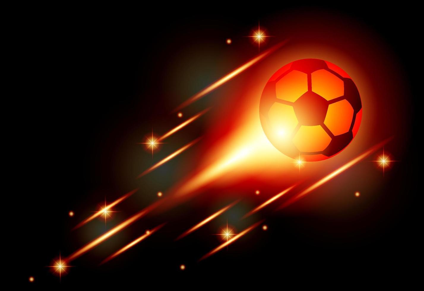 fire football poster design vector