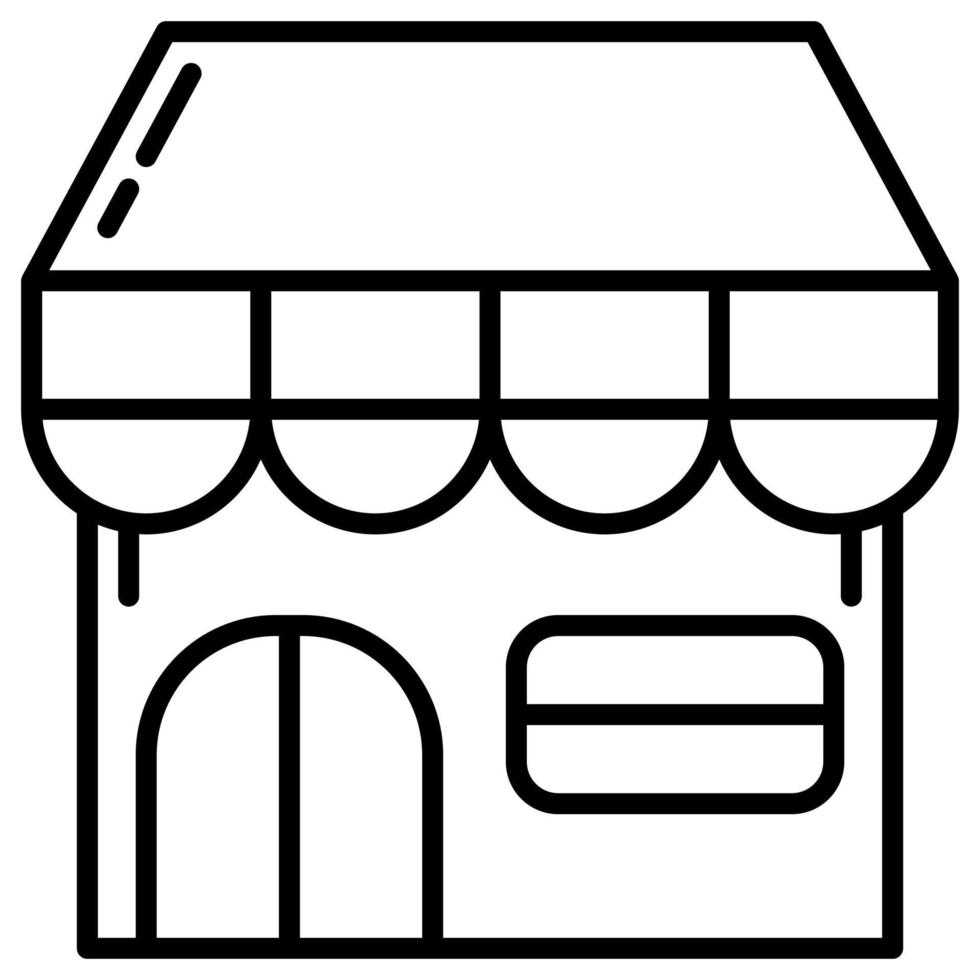 shop building in the middle of us to sell vector