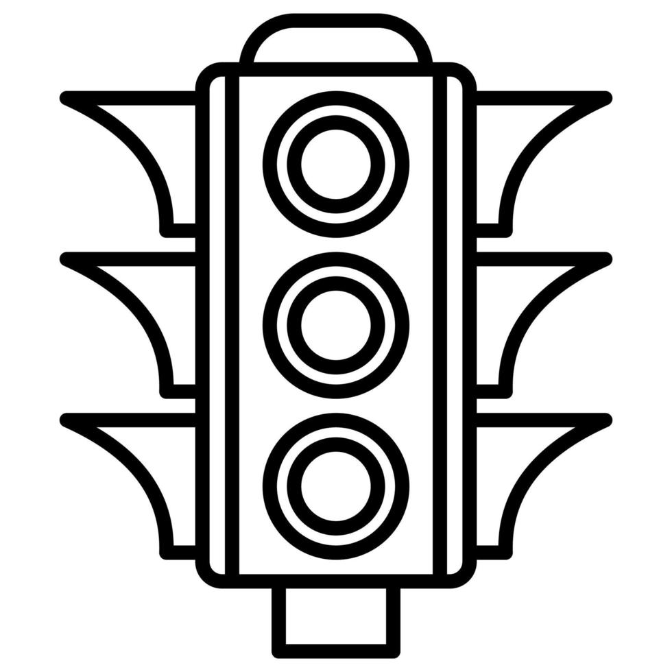 traffic lights as a vehicle road controller vector