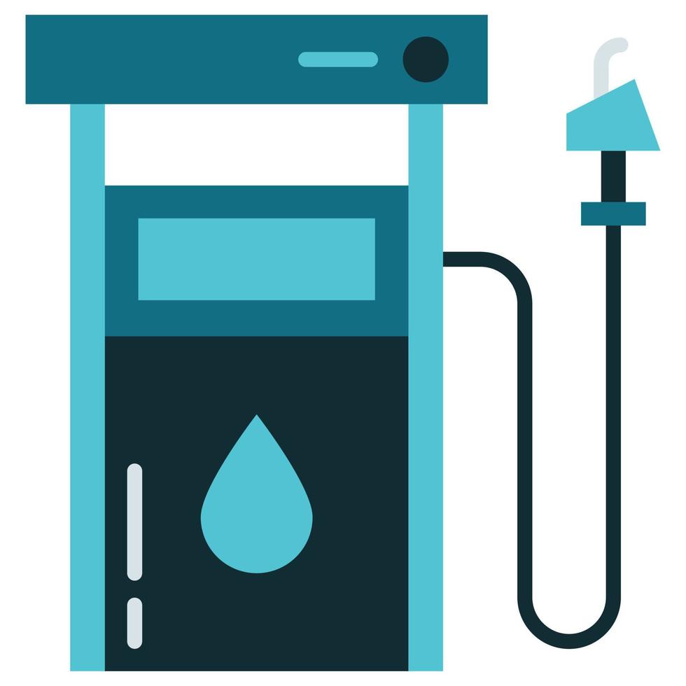 petrol station. tool for filling petrol vector