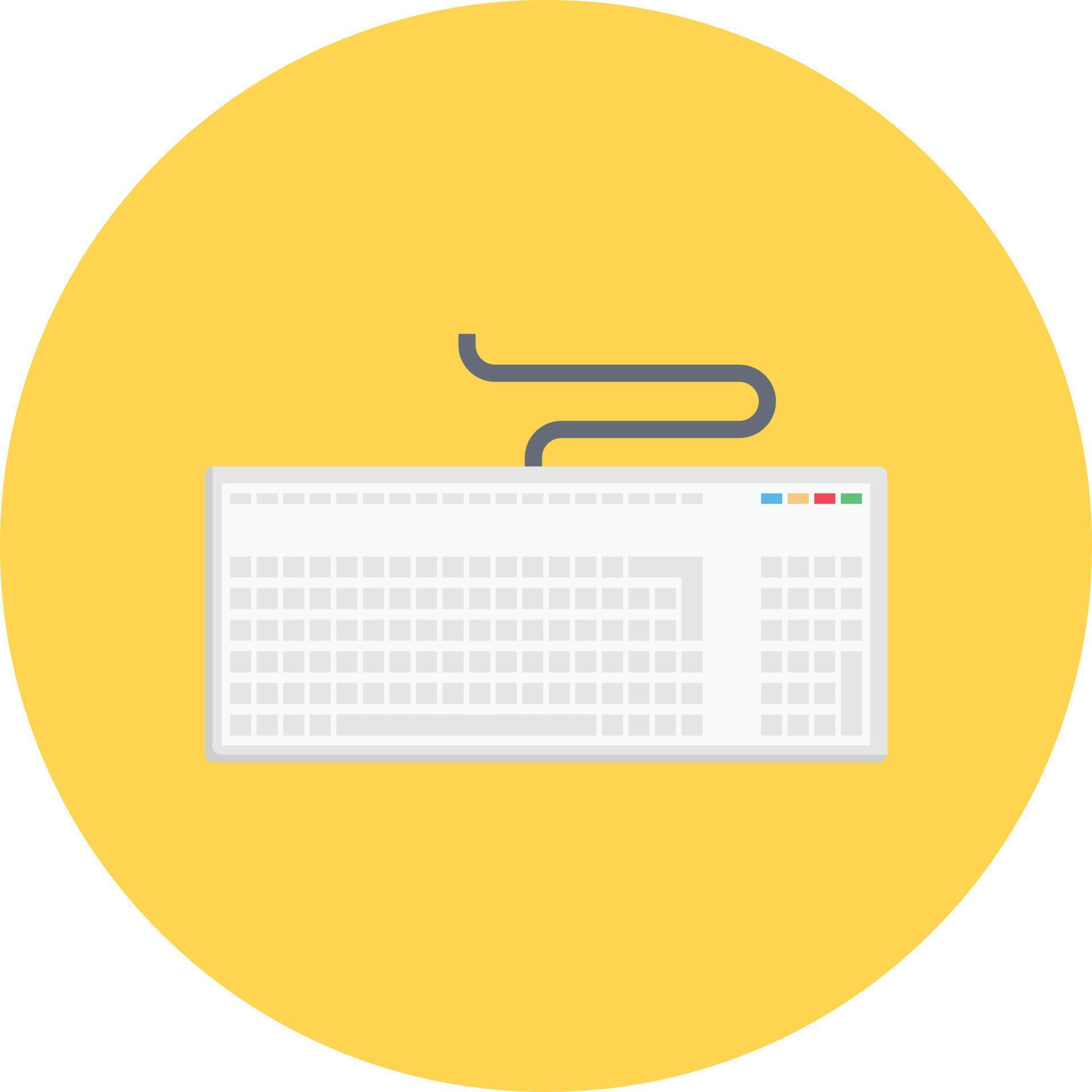 keyboard vector illustration on a background.Premium quality symbols