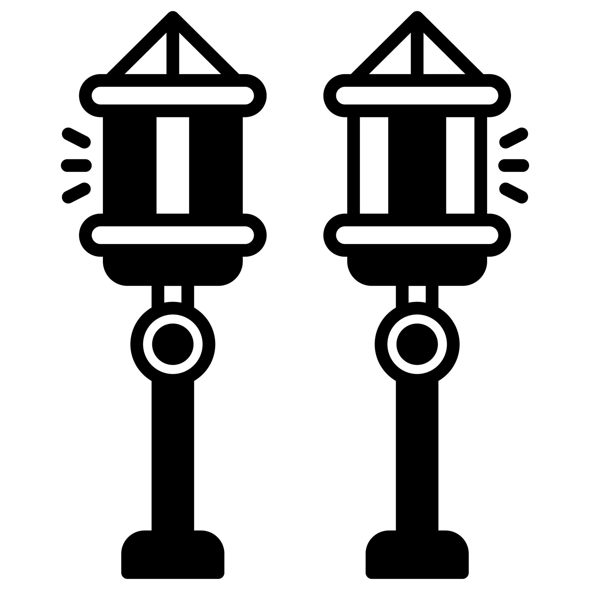 ancient and elegant style city garden lights 13320088 Vector Art at Vecteezy