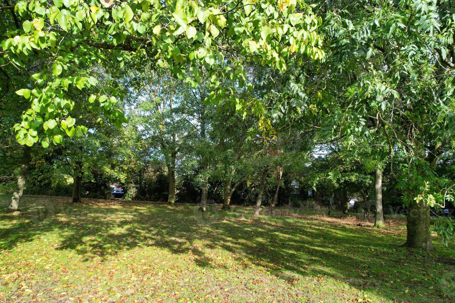 Most Beautiful View of British Public Park at England photo