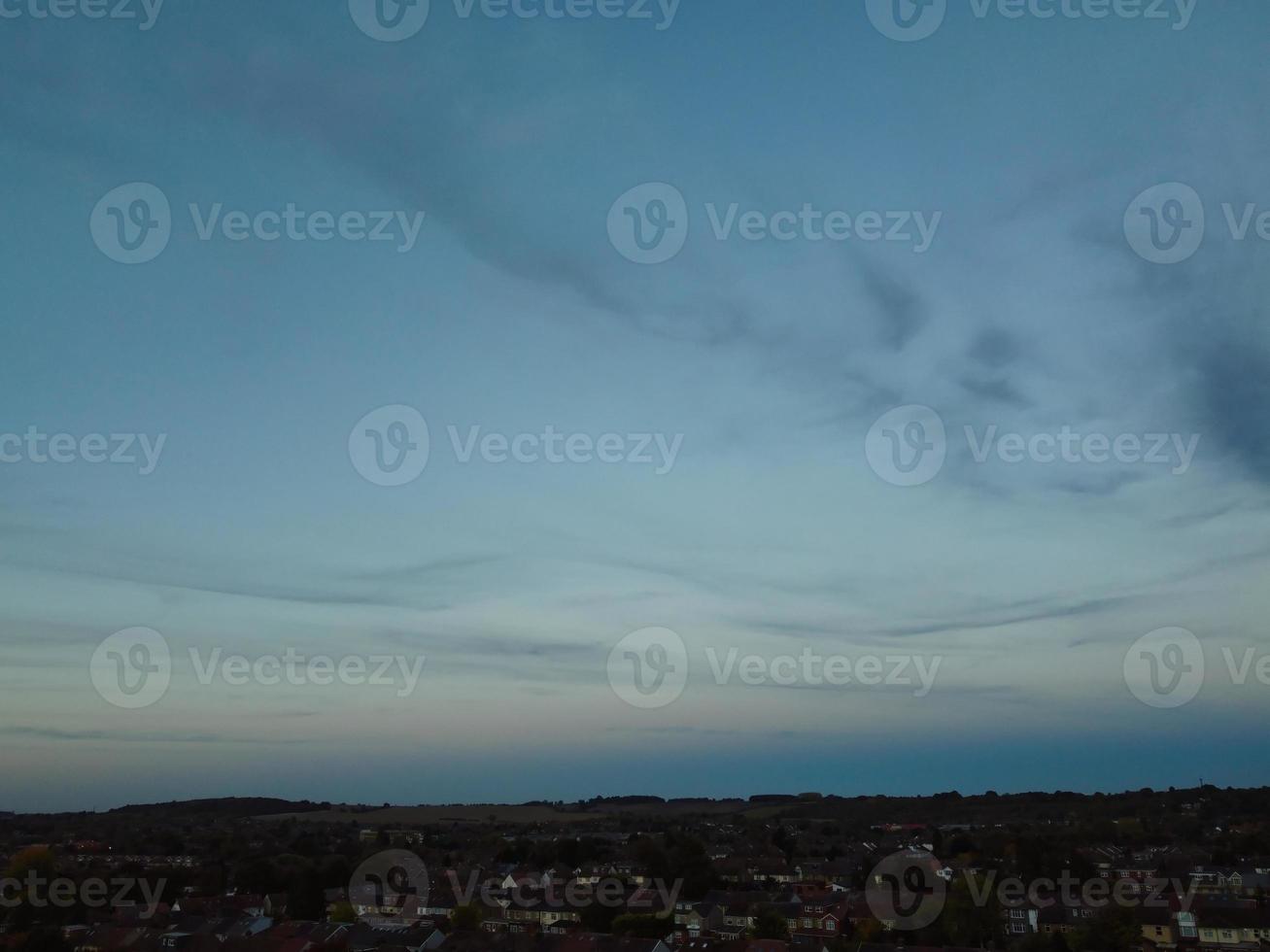 Most Beautiful Clouds and Sky over the London Luton City of England UK photo