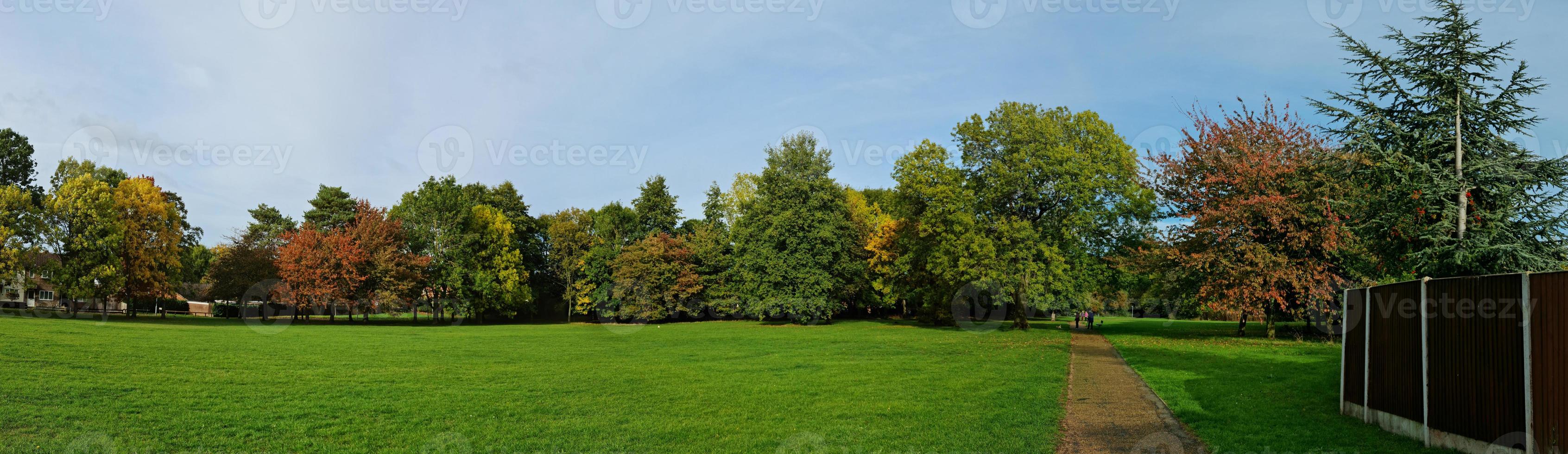 Most Beautiful View of British Public Park at England photo