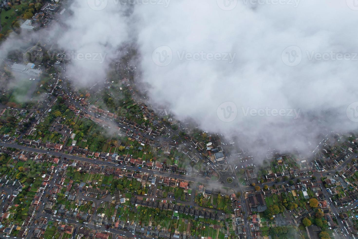 Most Beautiful Clouds and Sky over the London Luton City of England UK photo