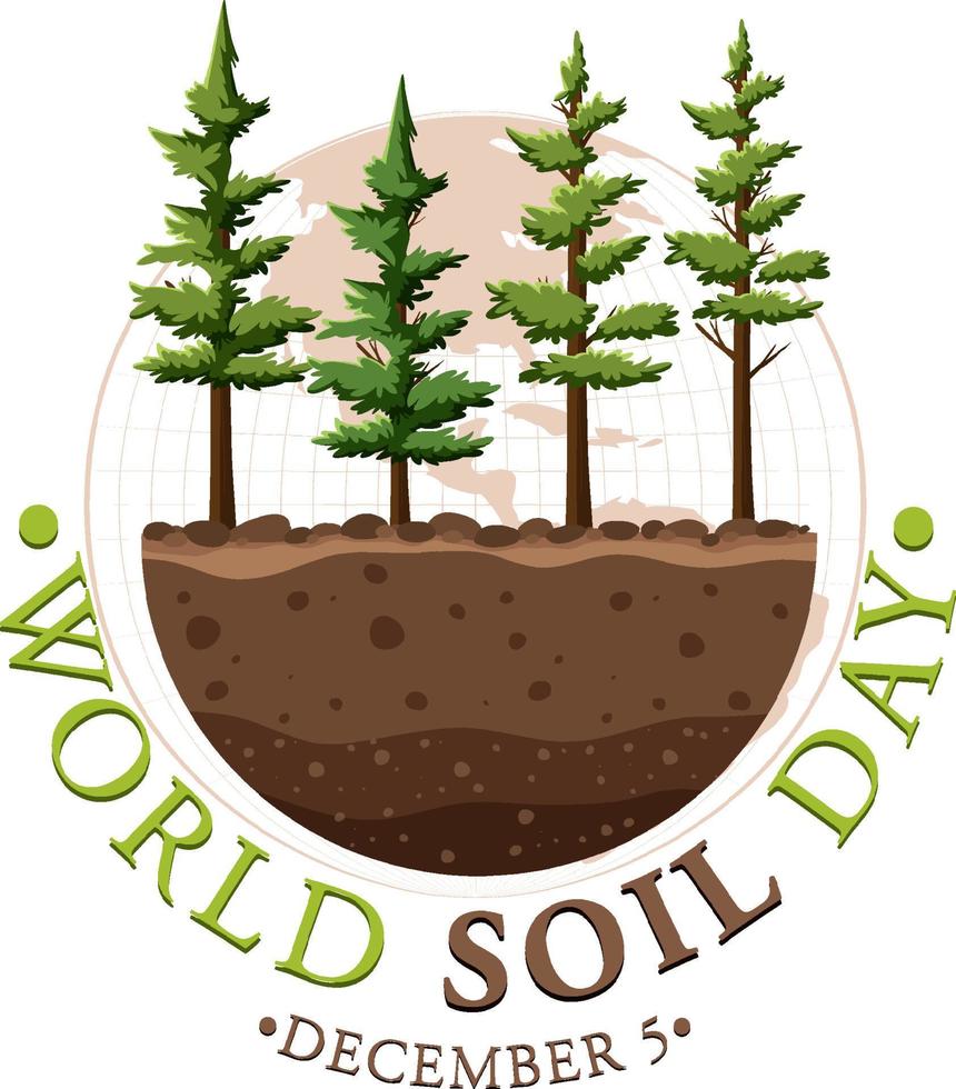 World Soil Day Banner Design vector