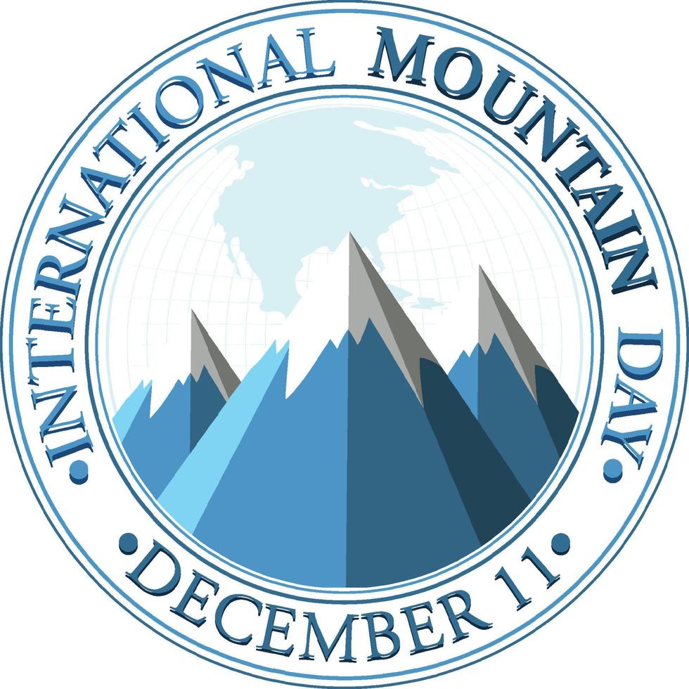 International Mountain Day Poster Template 13321246 Vector Art at Vecteezy