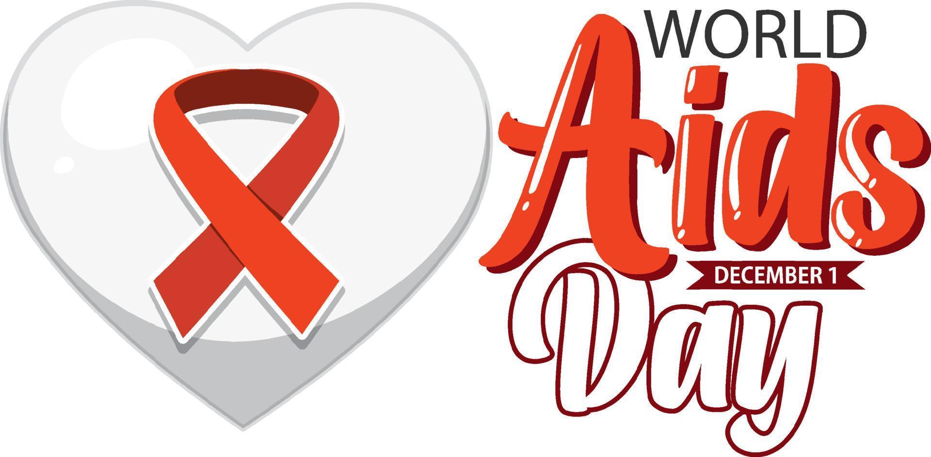 World Aids Day Poster Design vector