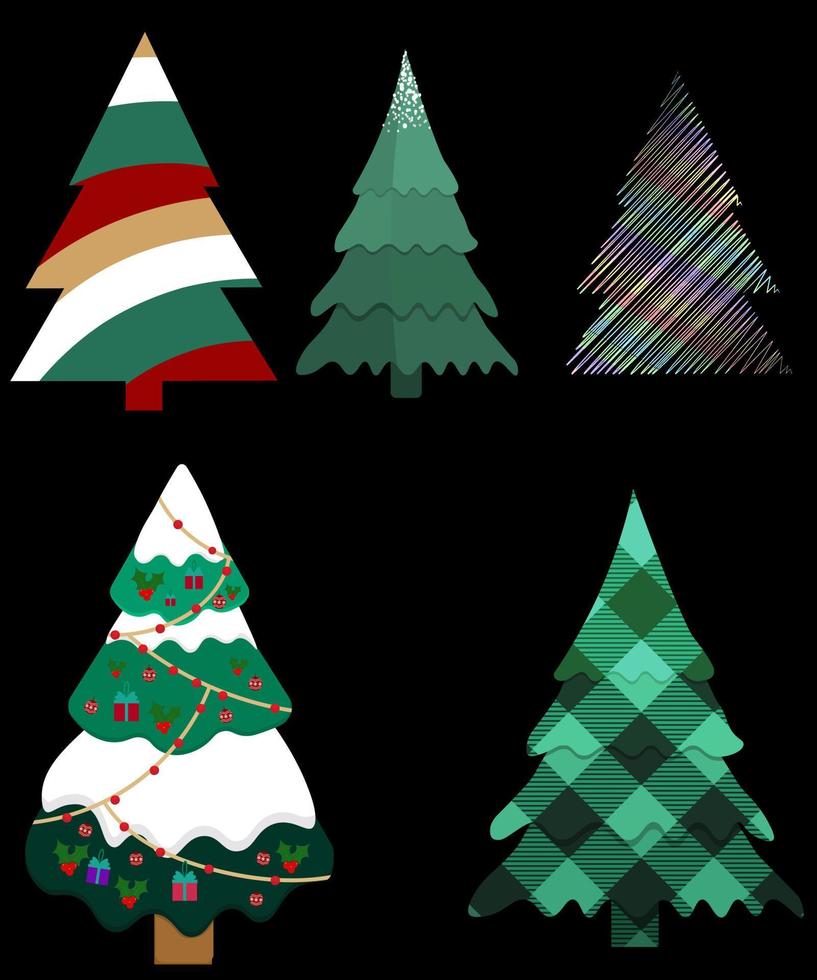 Christmas  Tree Bundle vector
