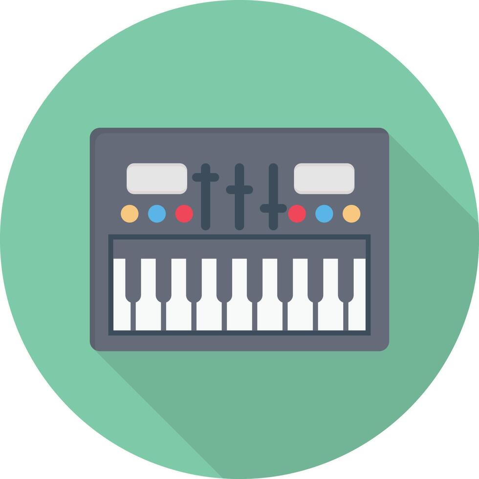 ilustración vectorial de piano en un fondo. símbolos de calidad premium. iconos vectoriales para concepto y diseño gráfico. vector