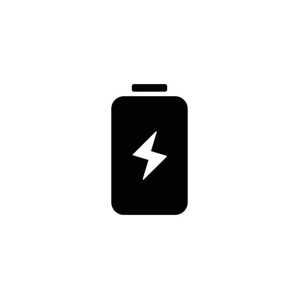 Battery simple flat icon design vector