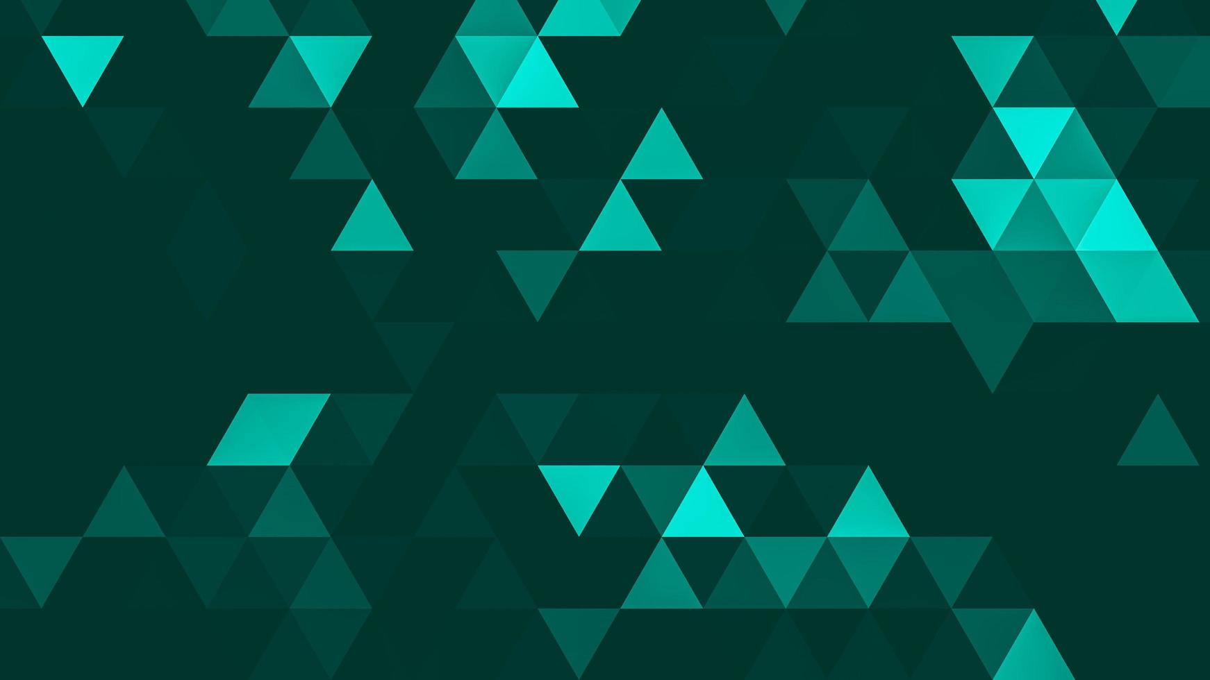 Green polygonal pattern Abstract geometric background Triangular mosaic, perfect for website, mobile, app, advertisement, social media photo