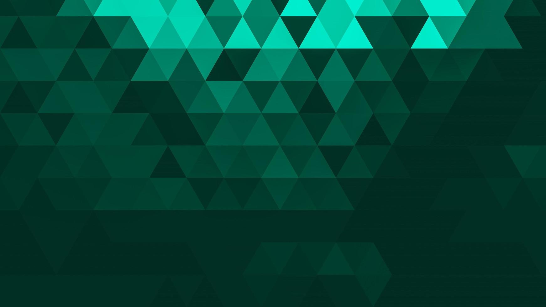 Green polygonal pattern Abstract geometric background Triangular mosaic, perfect for website, mobile, app, advertisement, social media photo