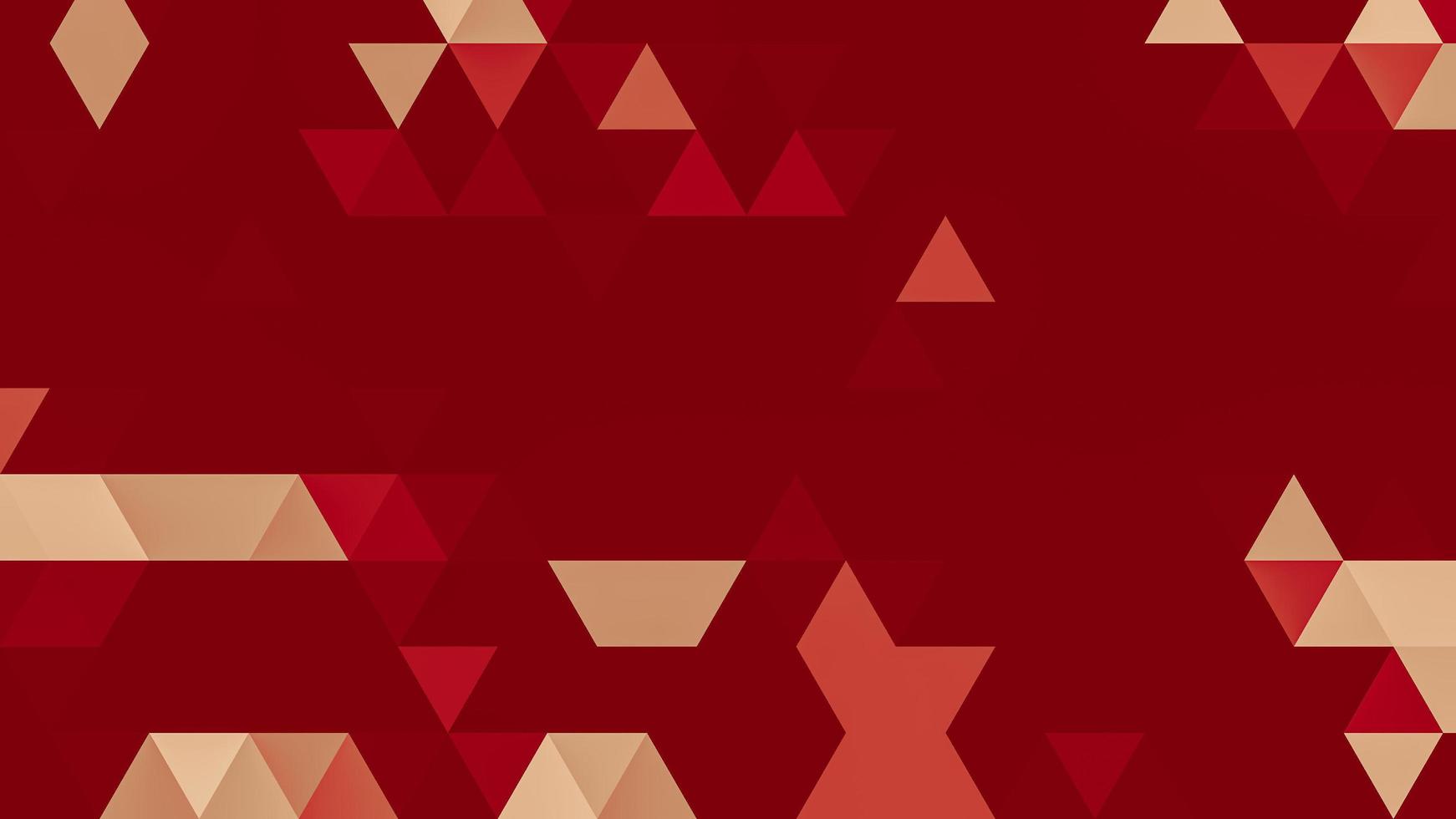 Red polygonal pattern Abstract geometric background Triangular mosaic, perfect for website, mobile, app, advertisement, social media photo