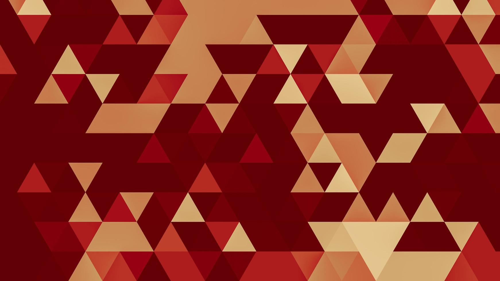 Red polygonal pattern Abstract geometric background Triangular mosaic, perfect for website, mobile, app, advertisement, social media photo