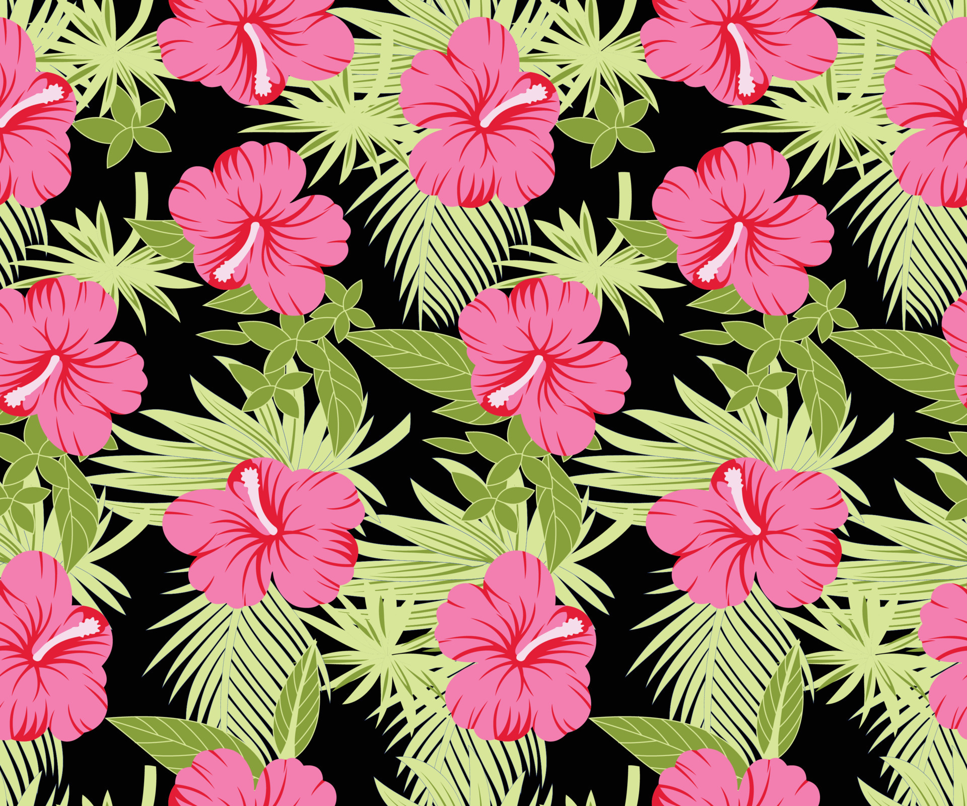 Seamless Floral Pattern in  flowers, leaves, branches, candies  repeat pattern design . Wallpaper, fabric or design of gift  paper. 13322879 Vector Art at Vecteezy