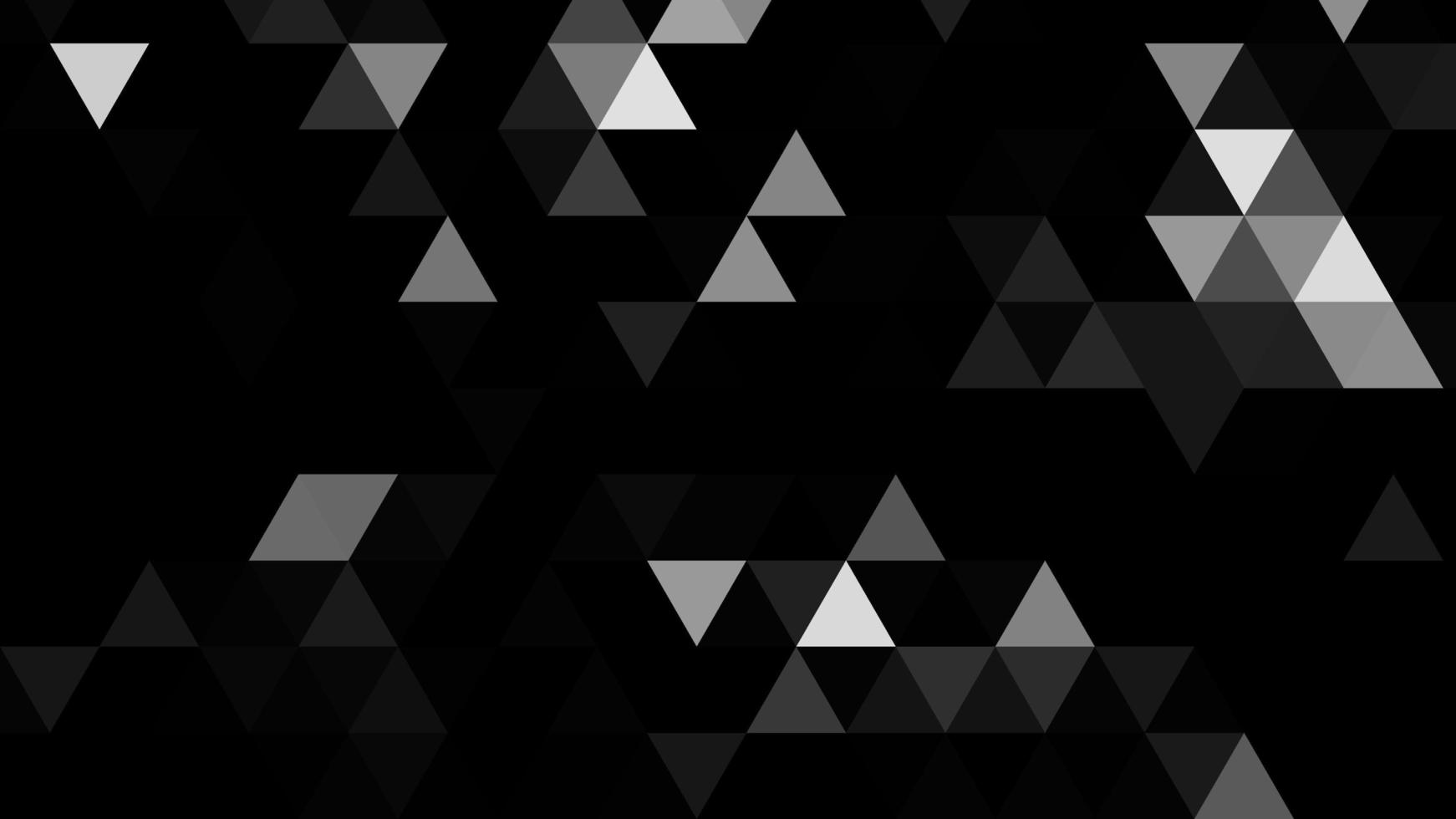 Black and white polygonal pattern Abstract geometric background Triangular mosaic, perfect for website, mobile, app, advertisement, social media photo