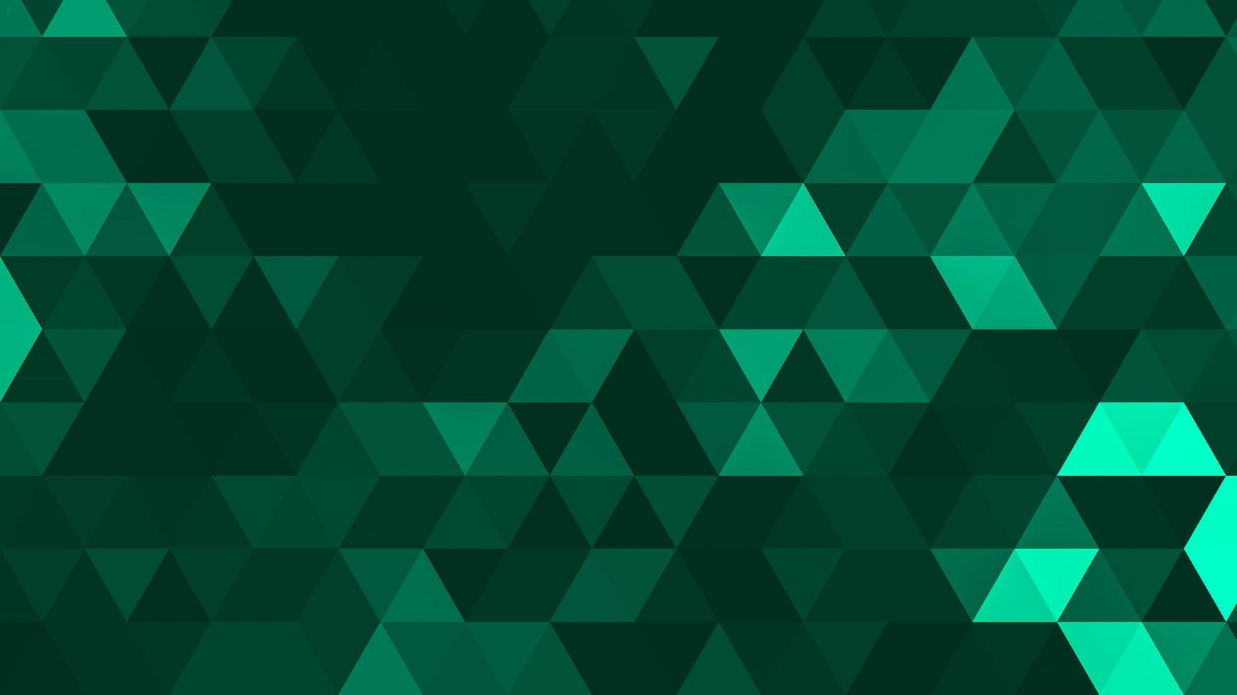 Green polygonal pattern Abstract geometric background Triangular mosaic, perfect for website, mobile, app, advertisement, social media photo