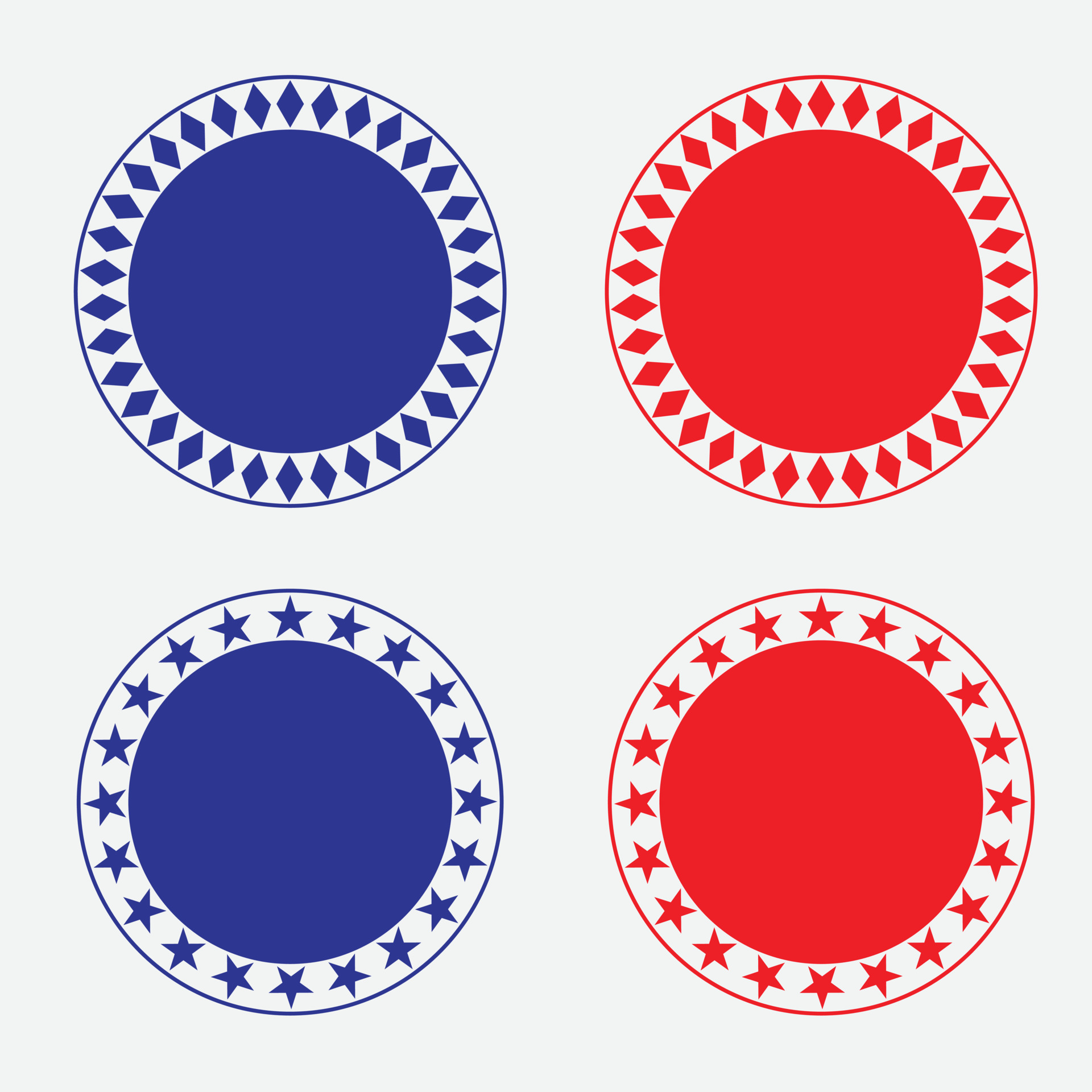 vector shapes clipart 13323005 Vector Art at Vecteezy