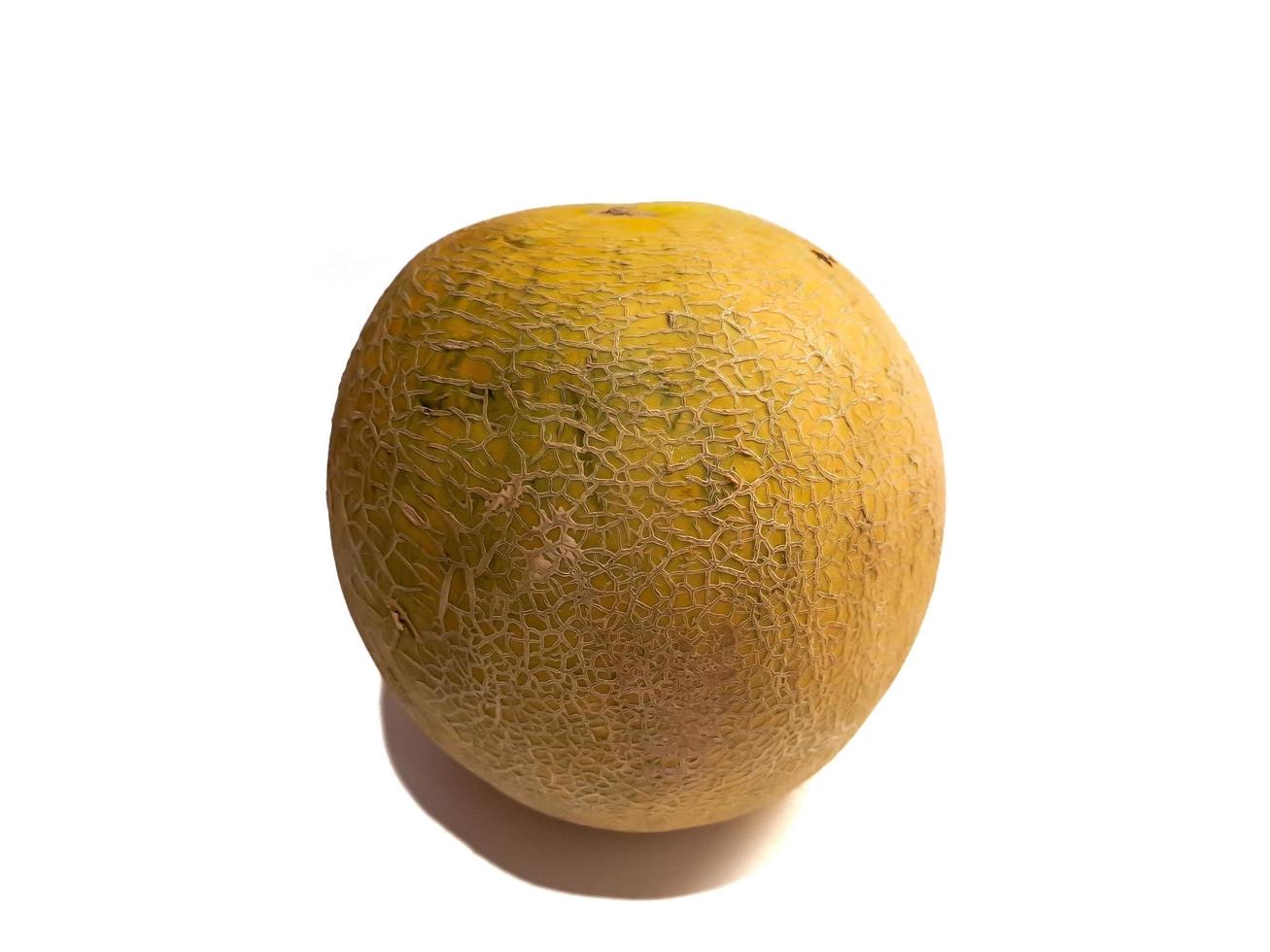 Fresh golden melon in fruit shop photo