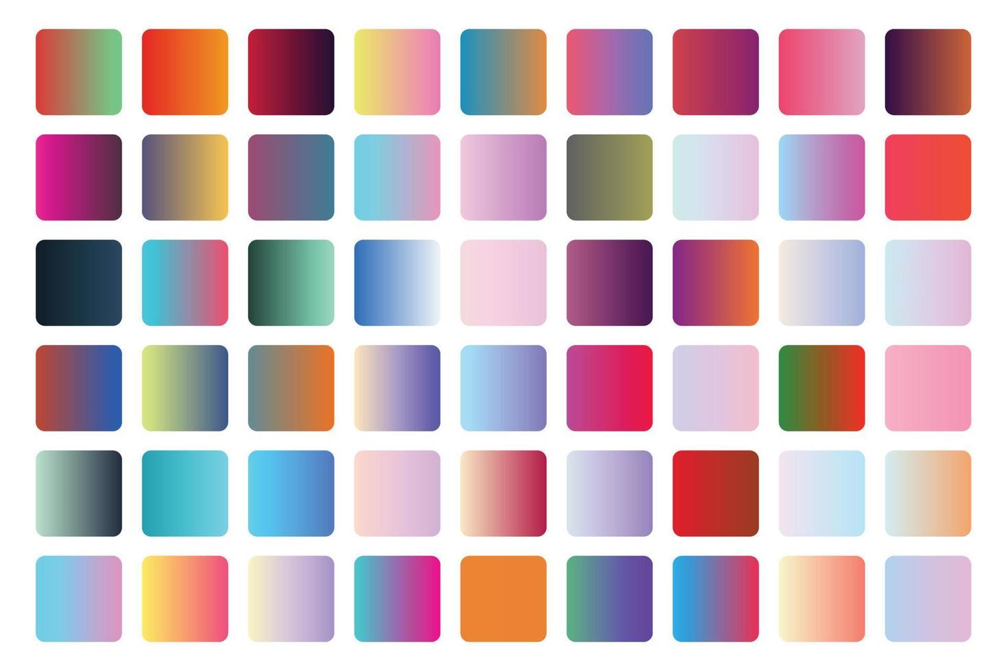 Multi color Vector Gradient Set