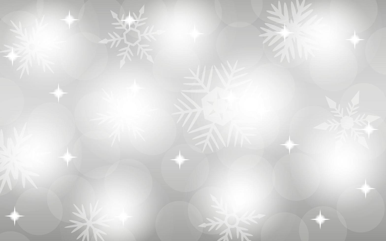 Silver christmas background vector