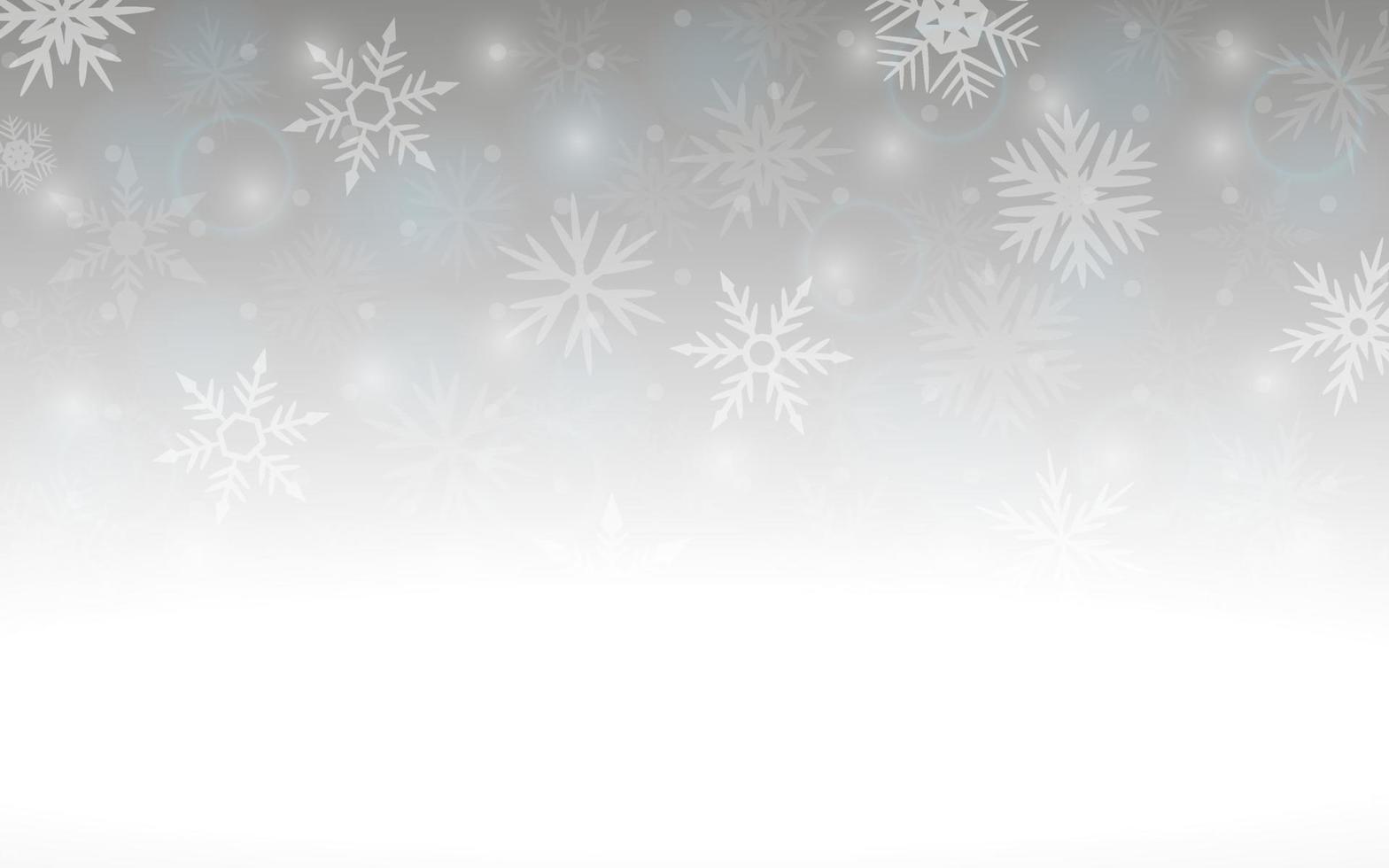 Silver christmas background vector