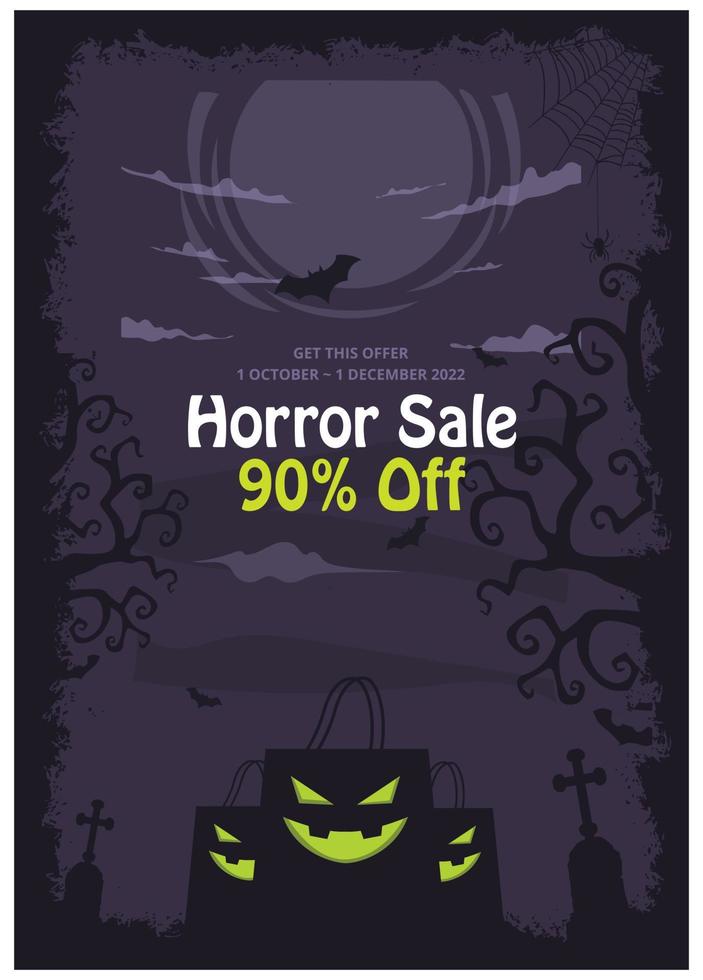 Halloween Poster Design vector