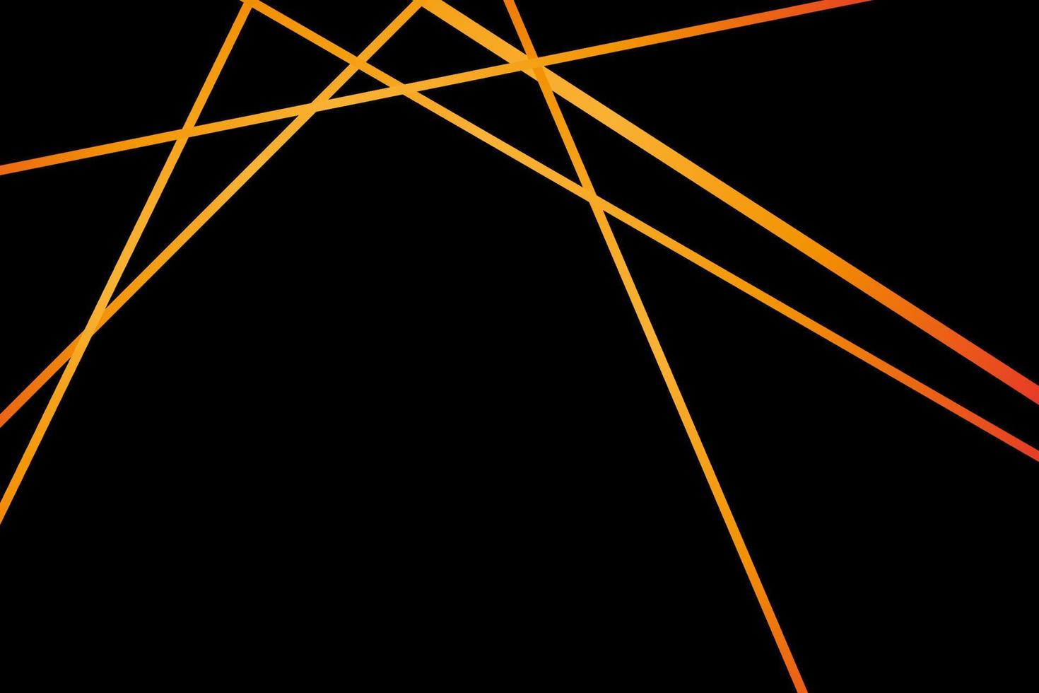 Premium background with orange lines on black background vector