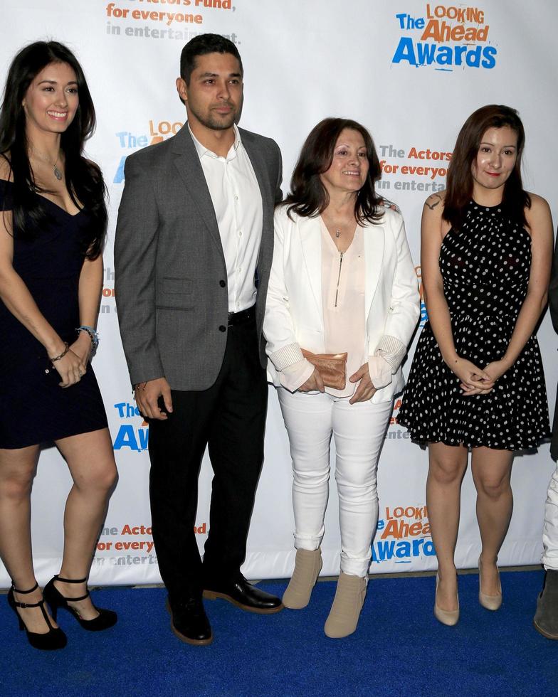 LOS ANGELES, DEC 6 - Wilmer Valderrama, Sobeida Valderrama, sisters Stephanie, Marilyn at the The Actors Fund s Looking Ahead Awards at Taglyan Complex on December 6, 2016 in Los Angeles, CA photo