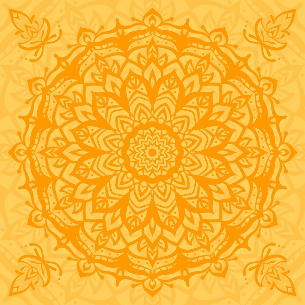 ethnic mandala texture background for web or print vector design element