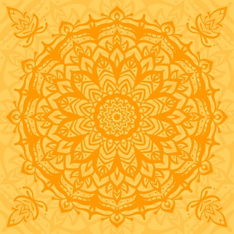 ethnic mandala texture background for web or print vector design element