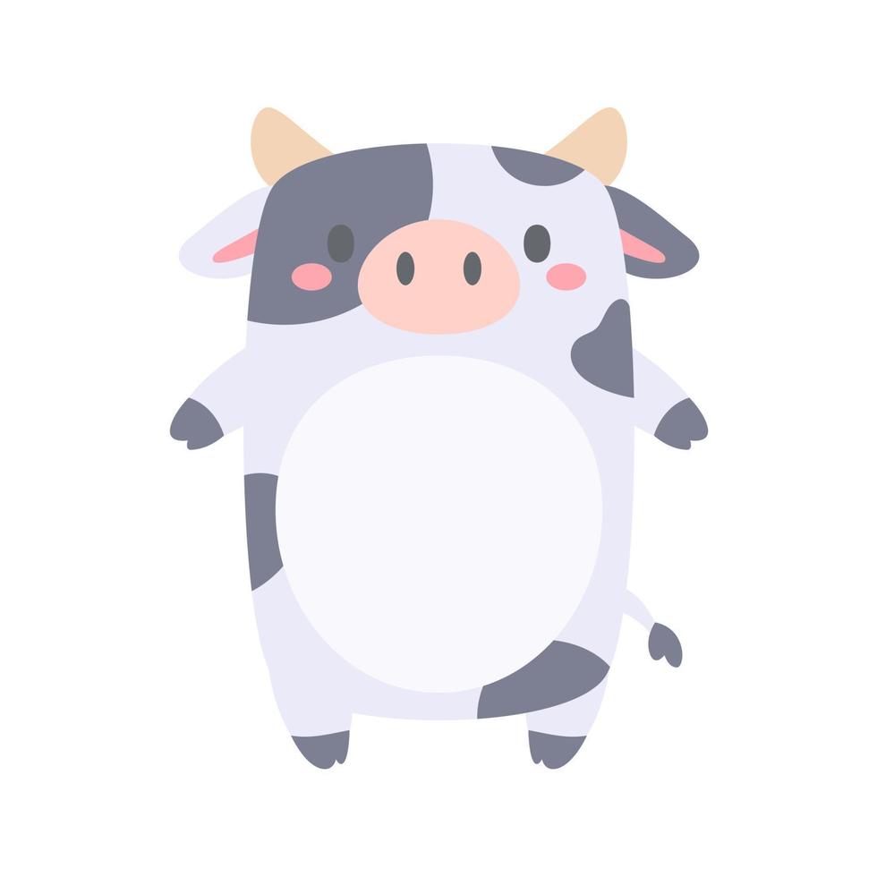 cute wild animal cartoon text frame for decorating schedule notebook vector