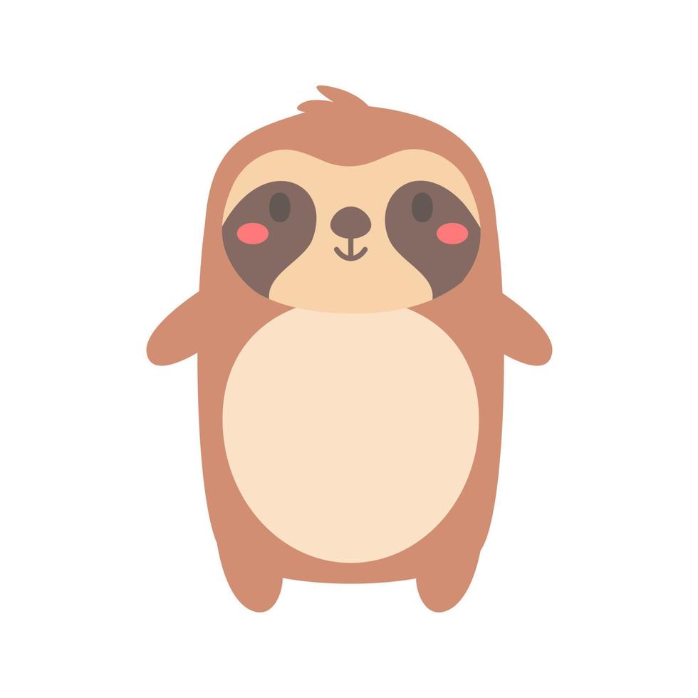 cute wild animal cartoon text frame for decorating schedule notebook vector