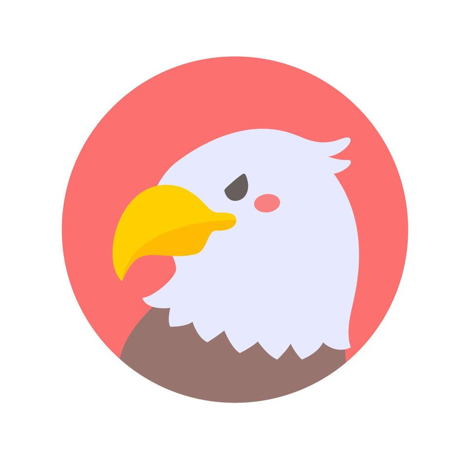 Cartoon bird. Poultry icon in the zoo. for kids decoration vector