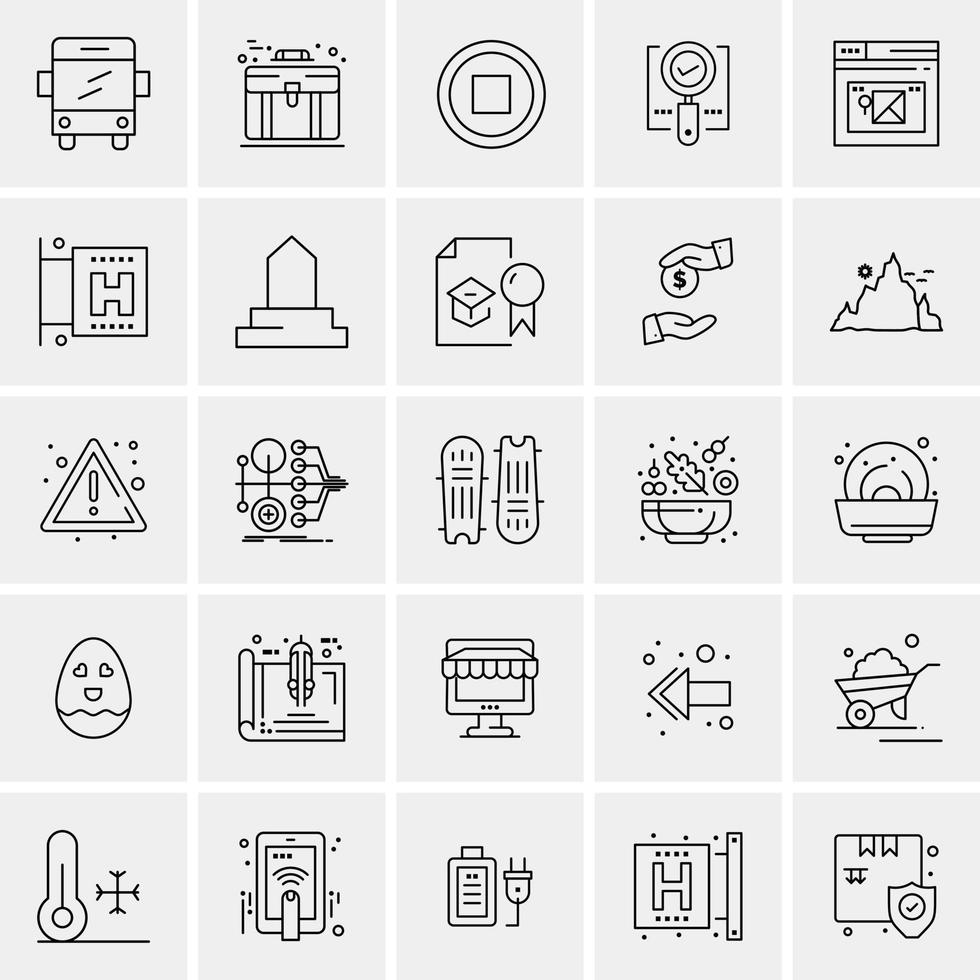 Data Manage Technology Line icon with 5 steps presentation infographics Background vector
