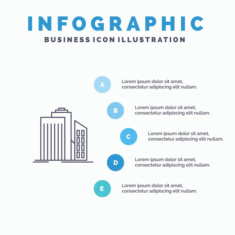 File Text Pencil Education Business Logo Template Flat Color vector