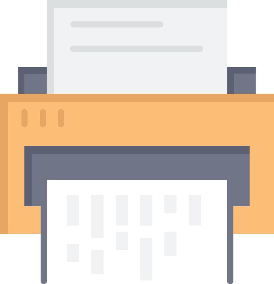 Confidential Data Delete Document File Information Shredder  Flat Color Icon Vector icon banner Temp